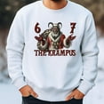 thumbnail image 2 of The Krampus 67 Christmas Sweatshirt – Gothic Horror Holiday Sweater, Vintage Krampus Graphic, Creepy Christmas Pullover, 2 of 5