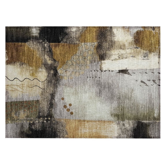 Dalyn Rugs Machine Washable Indoor/Outdoor Chantille ACN2127 Chocolate 1'8" x 2'6" Rug