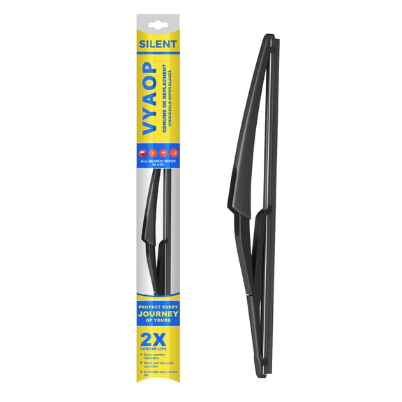 VYAOP 12" Rear Wiper Blade Replacement for 2008-2019 Ford Fiesta,2012-2018 Ford Focus OEM Quality All Season Wiper