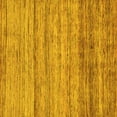 thumbnail image 1 of Ahgly Company Machine Washable Indoor Square Abstract Yellow Modern Area Rugs, 7' Square, 1 of 4