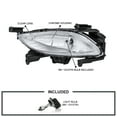 thumbnail image 3 of Spec-D Tuning Clear Bumper Driving Fog Lights + Bulbs + Switch Compatible with 2011-2013 Hyundai Sonata L+R Pair Assembly, 3 of 7