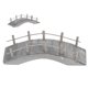 thumbnail image 1 of Puente de arco ANGGREK de madera para casa de muñecas 1:12 Abedul, 1 of 8