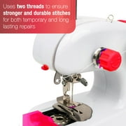 SINGER Stitch Quick Plus Cordless Handheld Portable Mending Machine for Sewing Repairs, Two Thread