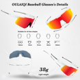 thumbnail image 4 of Gafas Deportivas OULAIQI Polarizadas Livianas UV400 Unisex, 4 of 6