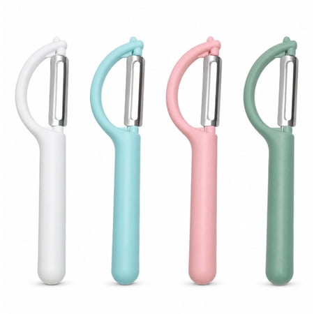 4 Piece Kitchen Potato Peeler Set, Vegetable Peelers for Fruits, Vegetables and Daily Food Prep, TIKA