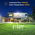 thumbnail image 2 of Flood Lights Onforu, 100 W, 9000 lm, 6500 K, IP66, impermeables, paquete de 2, 2 of 7