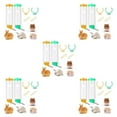 thumbnail image 1 of Guardoinrt 2x Guinea Pig Water Bottle For Small Animals Easy To Drink Leak-Proof Simple Installation yellow and green 5Set, 1 of 6