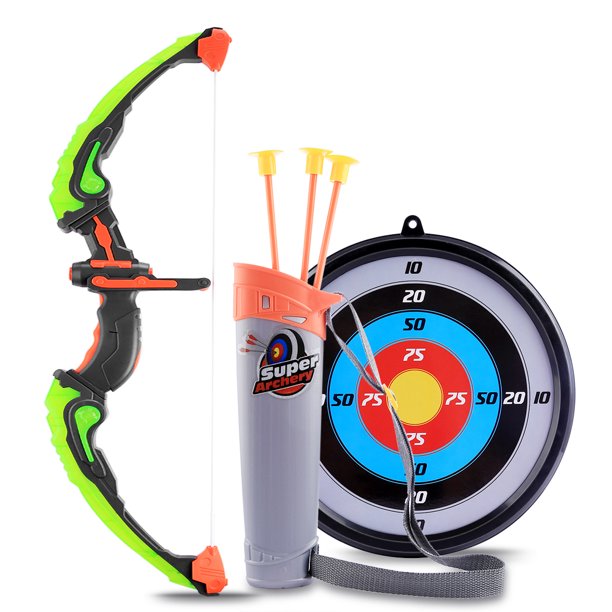 JoyAbit Bow and Arrow for Kids Set with Flashing Lights Bow, Target