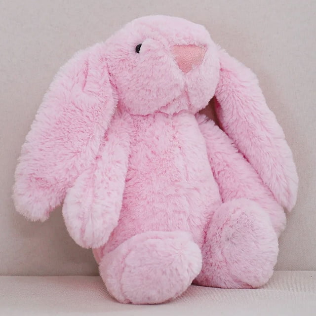 Jouet en Peluche Mignon 25/40cm Poupée Rabbit Compagnon de Sommeil pour Bébés Peluche Mignonne Longue Oreille Poupée Rabbit Cadeau pour Enfants Nouveau