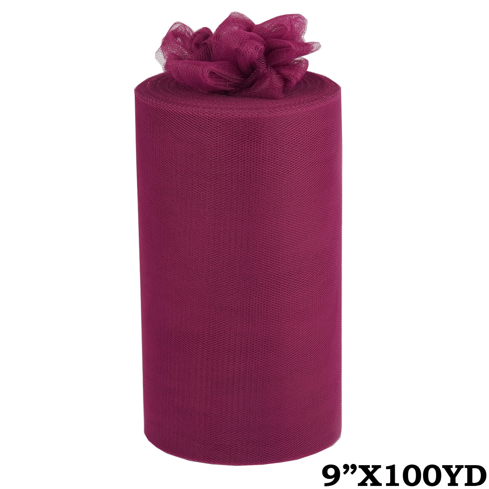 100pcs RED or PINK  9" Organza tulle Circle Wrap Crafts Gift Give Aways 