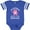 Football Blue and White, variant on Inktastic Mommom Loves Me Girls Bear Girls Baby Bodysuit