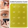 thumbnail image 3 of Soporte para paletas con pegamento de vidrio, herramienta cosmética para niñas, fácil de limpiar, bandeja reutilizable, extensión de herramientas de m Amarillo, 3 of 7