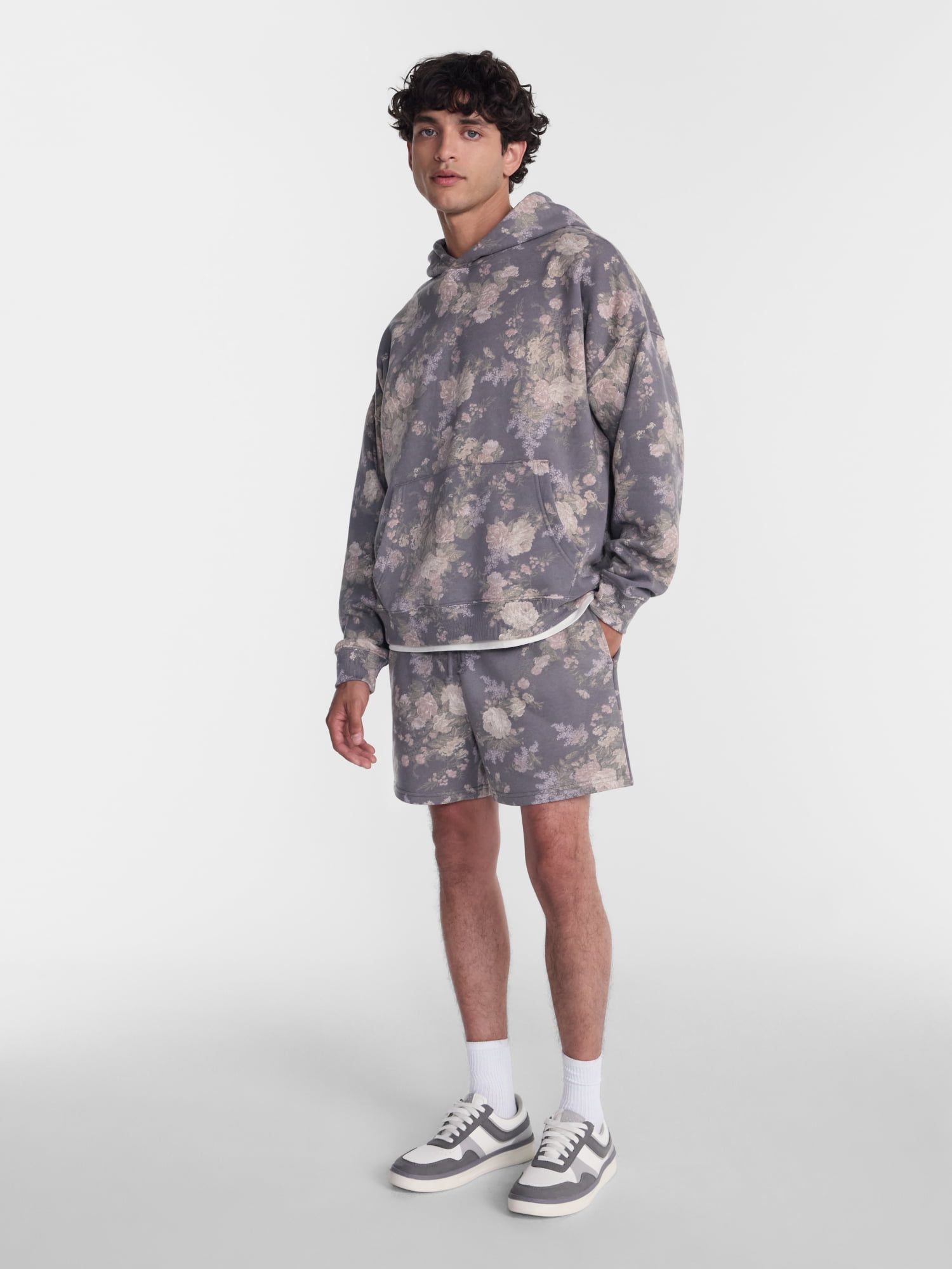 No Boundaries Fleece Jogger Shorts, 6" Inseam, Men's Sizes XS-5XB