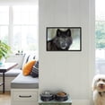 thumbnail image 4 of Black Grey Wolf with Snowy Face, Framed Art Print Wall Art Sold by Art.Com, 4 of 6