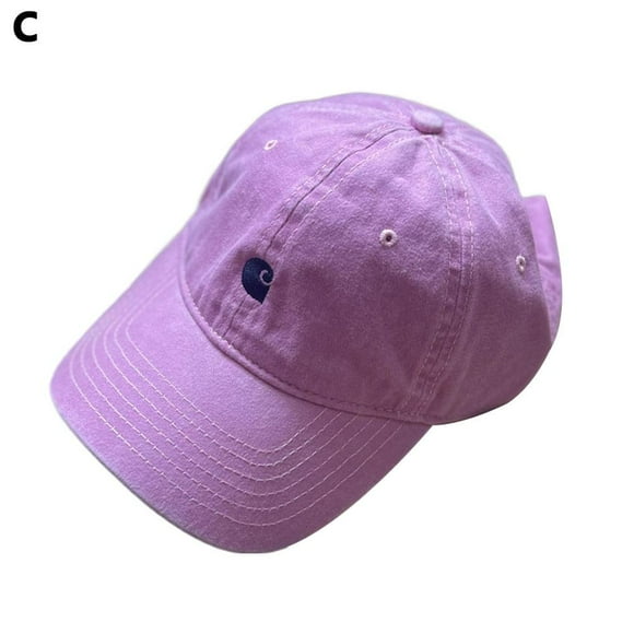 Washed pink adjustable hat American Carhartt washed old baseball cap soft top duckbill cap men and women summer sun hat