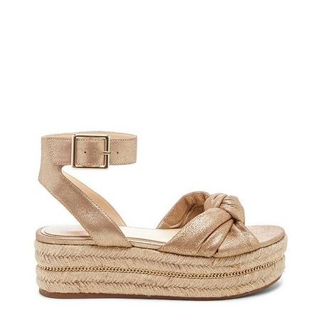 jessica simpson gold flat sandals