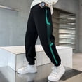 thumbnail image 3 of Esaierr Kids Teen Boys Sweatpants Jogger Pants Spring Fall Sweat Pants 4-14 Years Little Big Boys Trousers Elastic Waist Casual Sport Active Pants with Pockets, 3 of 8