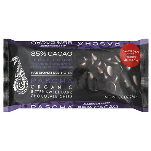 Pascha Organic 85 Cacao BitterSweet Dark Chocolate Chips, 8.8 oz
