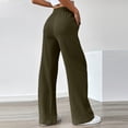 thumbnail image 4 of Kopltyrfg Womens Palazzo Pants Summer Fashion 2026 High Waisted Wide Leg Drawstring Flowy Beach Trousers with Pockets (Brown,XL), 4 of 7