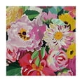 thumbnail image 4 of Acheng Flowers Bouquet Vintage Square Fitted Table Cloths 100% Polyester Fiber 40*40, 4 of 8
