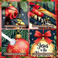 thumbnail image 5 of Festive Design Christmas Banner Decorative Ornament Religious Theme Holiday Decoration for Christmas Celebration Indoor Party, 5 of 9