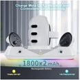 thumbnail image 6 of Magnetic Charging Dock for Meta Quest 3 VR Glasses Grip Charger Docking Station Stand for Meta Quest 3, 6 of 7