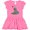 Raspberry with Polka Dots, variant on Inktastic I Love Hippos Gift Baby Girl Dress