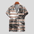 thumbnail image 2 of Birdeem Chemise Homme Imprimée 3D Hawaïenne à Manches Courtes Col à Revers Mode Décontractée Plage, 2 of 5