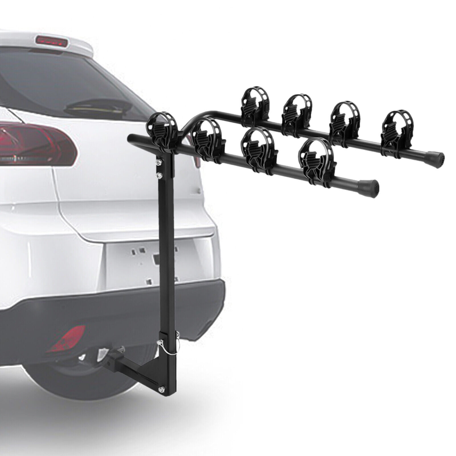 DENEST Folding Bicycle Carrier for Cars Trucks SUV Strap/ Hitch Mount 4