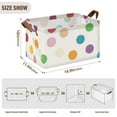 thumbnail image 2 of Yayeee Collapsible Fabric Cube Storage Bins Waterproof Cloth Laundry Hamper with Handles Basket 1-Pack, 2 of 7