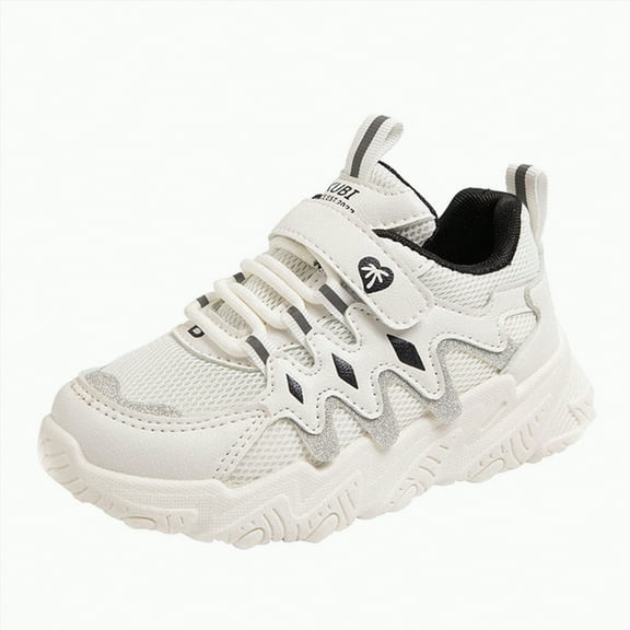 TOWED22 Toddler Boys Girls Shoes Gym Preschool Closure Non-Slip Running Sneakers for Child(Black,11.5)