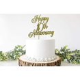 Happy 10th Anniversary Cake Topper 10th Wedding Anniversary Decor Birthday Party Decorations