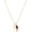 01.Jan-Red Garnet T, variant on Initial Birthstone Necklace for Women 14K Gold Plated Dainty Tag Cubic Zirconia Birthstone Pendant Necklace,Letter A-Z,January-December,Birthday Christmas Jewelry Gift[x7963]