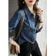 thumbnail image 1 of Camisa vaquera, blusa de mujer, camisas occidentales, túnica, blusas con botones, 1 of 8