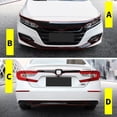thumbnail image 5 of Moldura de parachoques delantero para Honda Accord 10th Hybrid 2018 2019 2020 2021 ABS, cubierta inferior trasera, tira de moldura para portón trasero, accesorios, 5 of 5