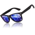 thumbnail image 1 of LINVO Gafas de sol polarizadas para hombres Gafas de sol de conducción Sombras Diseño de estilo retro de los años 80 Cuadrado, 1 of 1