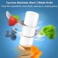 thumbnail image 3 of Electric Garlic Masher 250ml 5V 800mAh Portable Small Garlic Chopper Rechargeable Electric Mini Chopper Reusable Garlic Peeler Food Processor Kitchen Food Masher Tool for Home, 3 of 8