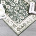 thumbnail image 3 of Haperlare Farmhouse 5' x 7' Area Rug for Living Room Oriental Vintage Rug Traditional Carpet Green, 3 of 7