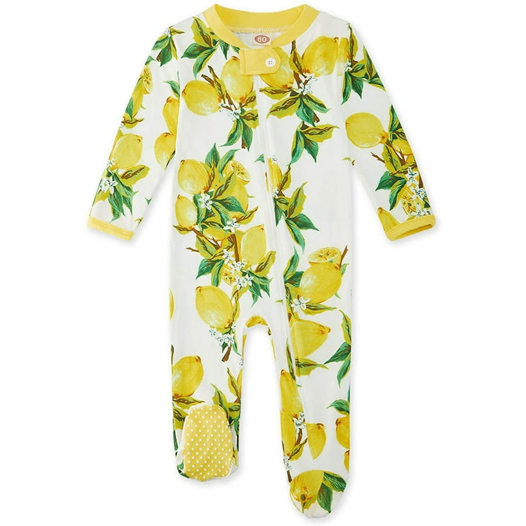Lemon baby hot sale pajamas