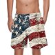 thumbnail image 1 of Pantalones Cortos de Cintura Elástica para Hombre, Día de la Independencia de los Estados Unidos, Pantalones Cortos de Bolsillo para Deportes de Playa, 1 of 5