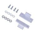 thumbnail image 1 of Kits de reparación de bisagras Pestañas de reparación de aluminio Soportes de bisagra Tocadiscos A prueba de polvo Plata, 1 of 3