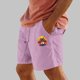 thumbnail image 2 of Pantalones Cortos para Hombre Cintura Elástica con Bolsillos Color Sólido Casual Cordón Suelto Pantalones Cortos de Ejercicio, 2 of 4