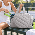 thumbnail image 3 of Women’s Tennis Tote Bag – 3-in-1 Crossbody Tennis Bag for 2 Rackets w/ Shoe Compartment & Wet Bag, Gym & Pickleball, 3 of 6