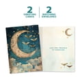thumbnail image 5 of Tree-Free Greetings Just Because Greeting Card 2 Pack, 5 x 7, Starlight Moonbeams (GT69927), 5 of 5