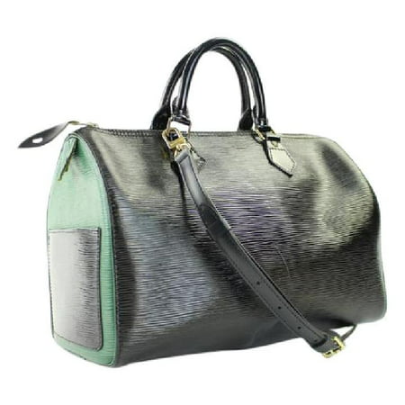 Louis Vuitton Bicolor Bandouliere Epi Speedy 35 63lva3117 Black (Best Louis Vuitton Shoulder Bag)