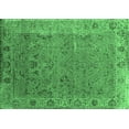 thumbnail image 1 of Ahgly Company Indoor Rectangle Oriental Emerald Green Industrial Area Rugs, 7' x 9', 1 of 4