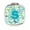 Teal Blue, variant on Carolines Treasures Letter S Flowers & Butterflies Teal Blue Compact Mirror