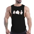 thumbnail image 3 of Ropa para hombre, camiseta sin mangas de secado rápido, camiseta sin mangas, baloncesto, moda para exteriores, ocio, transpirable, cuatro estaciones, Y2k, deporte, Fnaf, gimnasio, 3 of 5