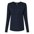 thumbnail image 4 of Next Level B04418308 Women Cotton Relaxed Long Sleeve T-Shirt, Desert Pink - 3XL, 4 of 5