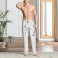thumbnail image 6 of Lsque Dandelion Blowing In The Wind Print Men's Pajama Pants, Lounge Pant - Comfortable Home Wear,Elastic Waistband, Stylish Design-Large, 6 of 9